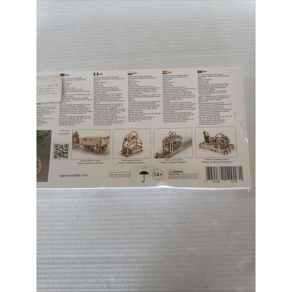 UGEARS TRACTOR 3D Puzzle Wooden Mechanical Model Kit SEALED NEW Ukraine - Picture 7 of 8